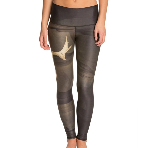 Teeki Deer Medicine Hot Yoga Leggings 